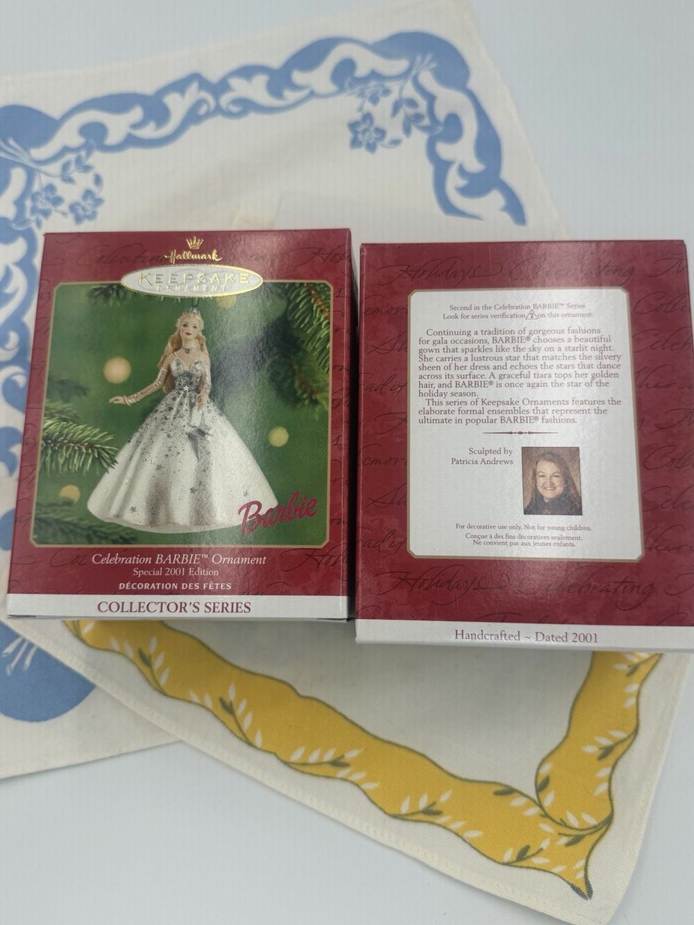 NEW 2001 Celebration Barbie Special Edition #2 in Series Hallmark Ornament